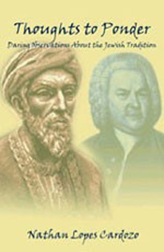 [9789657108406] Thoughts to Ponder: Daring Observations About the Jewish Tradition