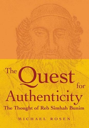 [9789655240030] The Quest for Authenticity: The Thought of Reb Simhah Bunim