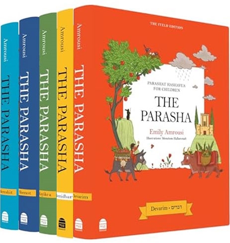 [9781592646647] The Parasha - Parashat Hashavua for Children | 5 Volume Box Set 