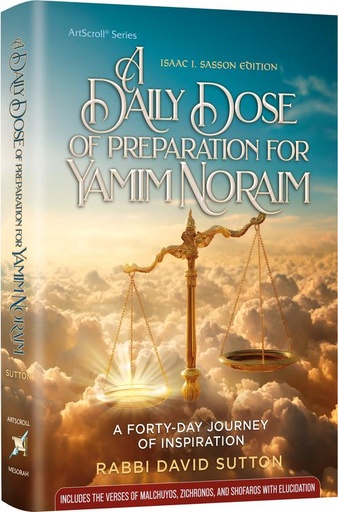 [9781422645086] A Daily Dose of Preparation for Yamim Noraim A Forty-Day Journey of Inspiration