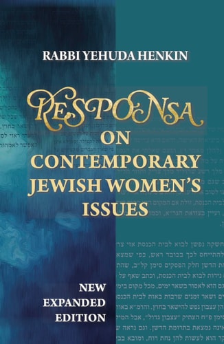 [9781602805408] Responsa on Contemporary Jewish Women's Issues