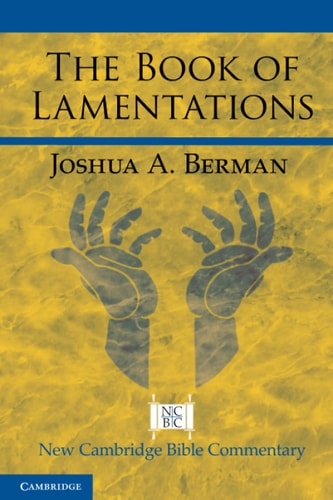 [9781108440141] The Book of Lamentations | Eicha