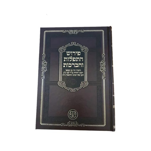 [3181101] פירוש התפלות והברכות לרבי יהודה בן רבי יקר, רבו של הרמב"ן 