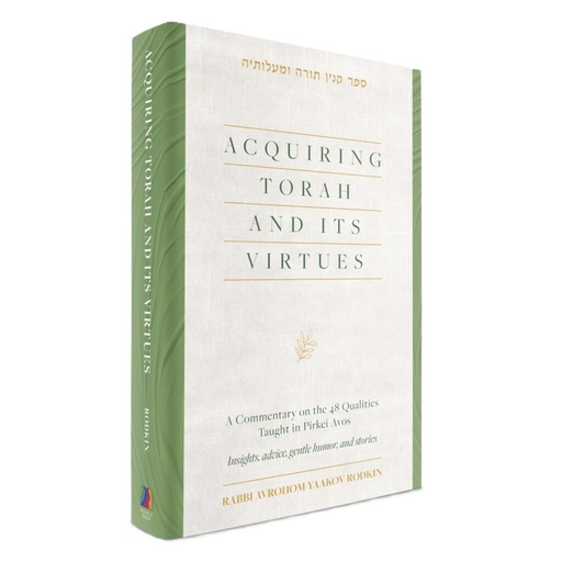 [9781961602649] Acquiring Torah and its Virtues | A commentary on the 48 qualities taught in Pirkei Avos