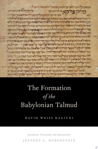 [9780199739882] The Formation of the Babylonian Talmud